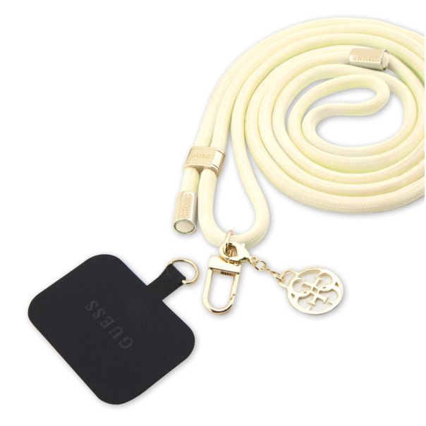LICENSED GUESS GUESS Crossbody strap CORD BEIGE - GUUCNMG4EE