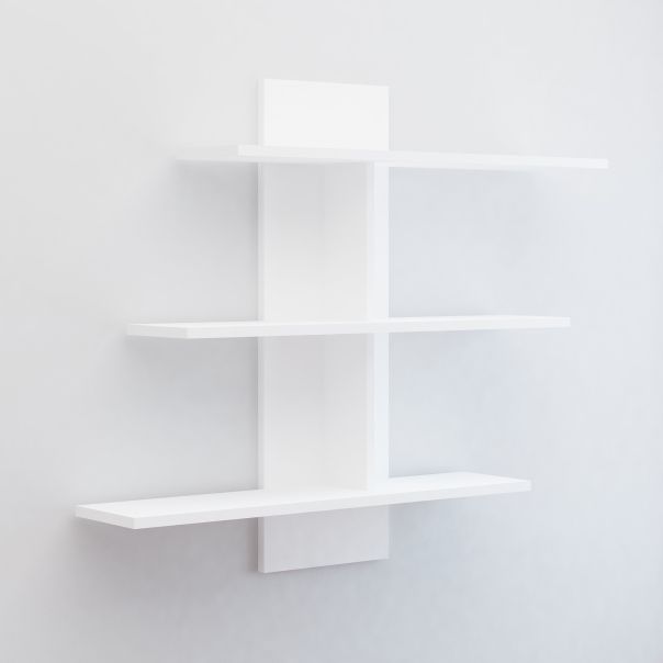 HANAH HOME Zidna polica Lale, bela - 775DCM1789