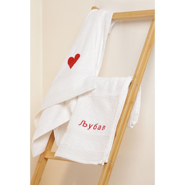 STEFAN Set peškira 50x100 cm 2/1 Duet Ljubav - 776-ljubav