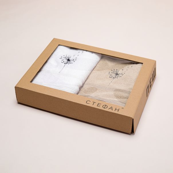 STEFAN Set peškira 50x100 cm 2/1 Duet Maslačak - 776-maslacak