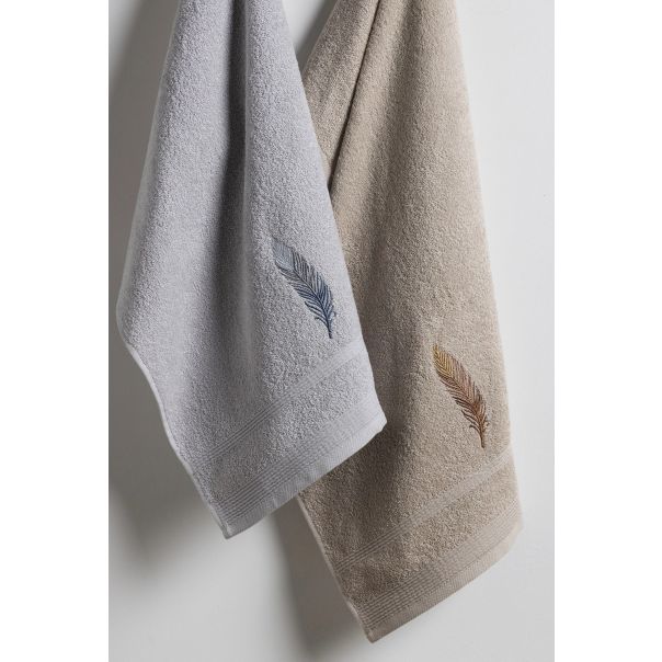 STEFAN Set peškira 50x100cm Duet, pero - 776-pero