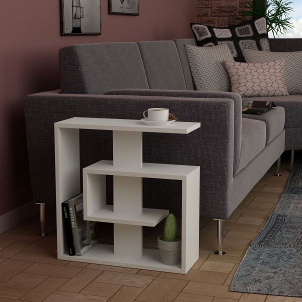 HANAH HOME Klub sto Saly, bela - 776HMS2805