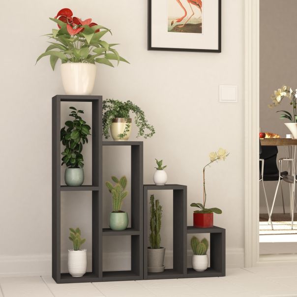 HANAH HOME Polica za knjige Sule, antracit - 776HMS3648