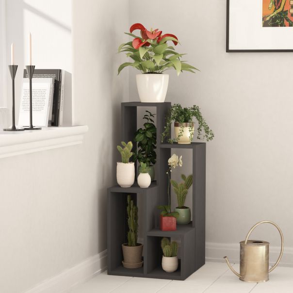 HANAH HOME Polica za knjige Sule, antracit - 776HMS3648