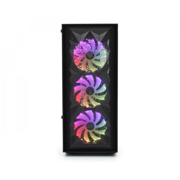 IG MAX Kucište IG-MAX N1907 OCTAGON 4F Mid Tower/ATX/Micro ATX/Mini ITX/RGB/bez napajanja/crna - EP2877919