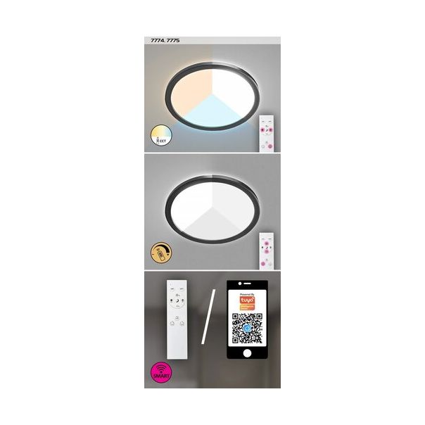 Rabalux Spoljna plafonska rasveta Inverness LED 15W crna (7774) - 7774