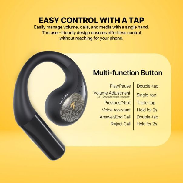 Fantech Bluetooth slusalice FT21 Groove OWS crne - EP3233404