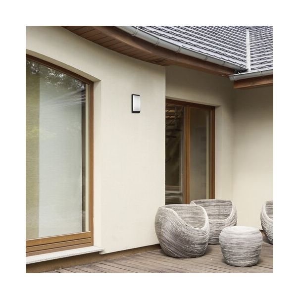 Rabalux Spoljna zidna rasveta Opole E27 1x MAX 12W mat crno (7797) - 7797