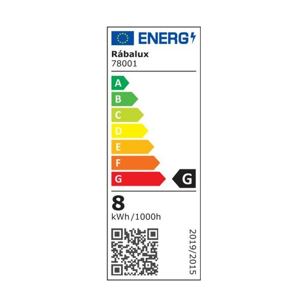 Rabalux Rasveta za slike Gaten LED 8W crna (78001) - 78001-1