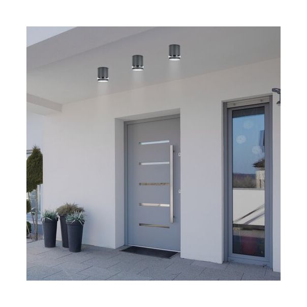 Rabalux Spoljna plafonska rasveta Zombor GU10 1x MAX 35W antracit siva (7817) - 7817