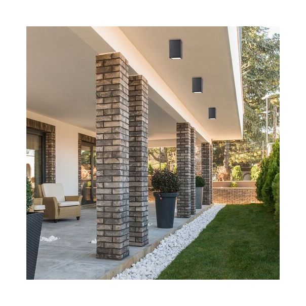 Rabalux Spoljna plafonska rasveta Zombor GU10 1x MAX 35W antracit siva (7820) - 7820