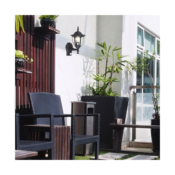 Rabalux Spoljna zidna rasveta Milano E27 1x MAX 60W mat crno (7837) - 7837