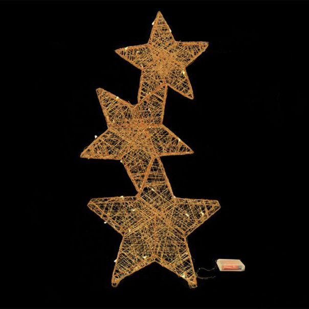 FESTA Novogodišnja dekoracija zvezde, LED, 50 cm 785052 - 785052