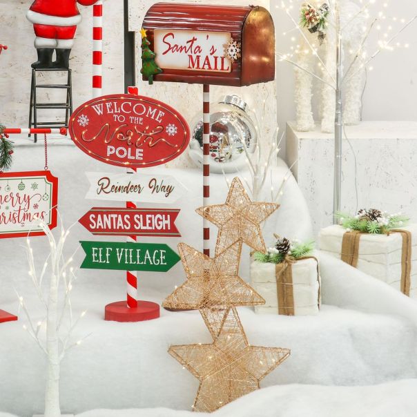 FESTA Novogodišnja dekoracija zvezde, LED, 50 cm 785052 - 785052