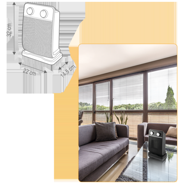 HOME Keramička grejalica sa ventilatorom - FK 29 - EP2964307