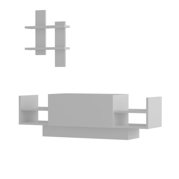 HANAH HOME TV komoda Bahar, bela - 788DEC3034