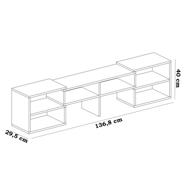 HANAH HOME TV komoda Care, bela - 788DEC3036