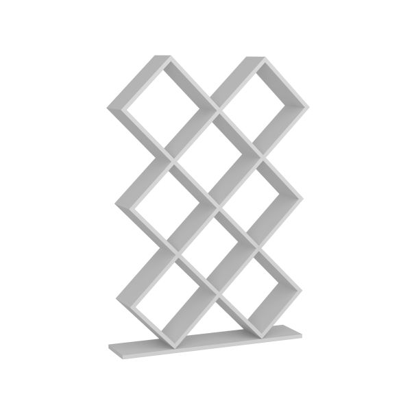 HANAH HOME Polica za knjige Kumsal, bela - 788DEC3605