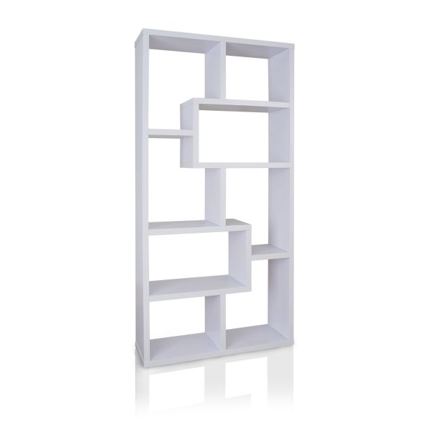 HANAH HOME Polica za knjige Zep, bela - 788DEC3612