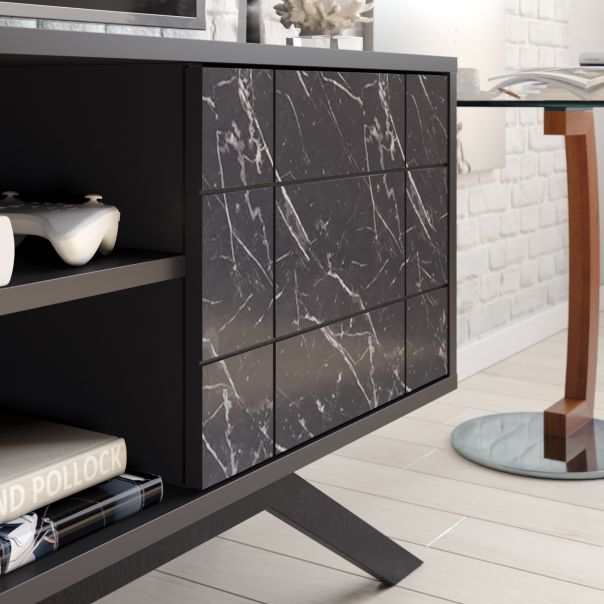 HANAH HOME TV komoda North, crna - 788DEC4037