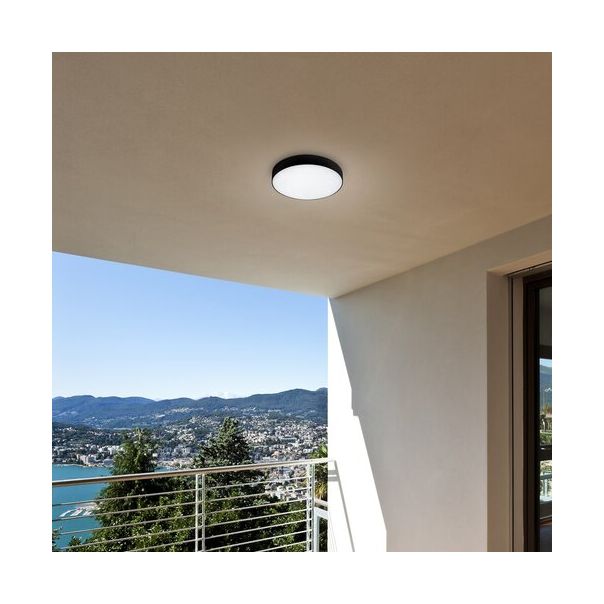 Rabalux Spoljna plafonska rasveta Tartu LED 18W mat crno (7897) - 7897