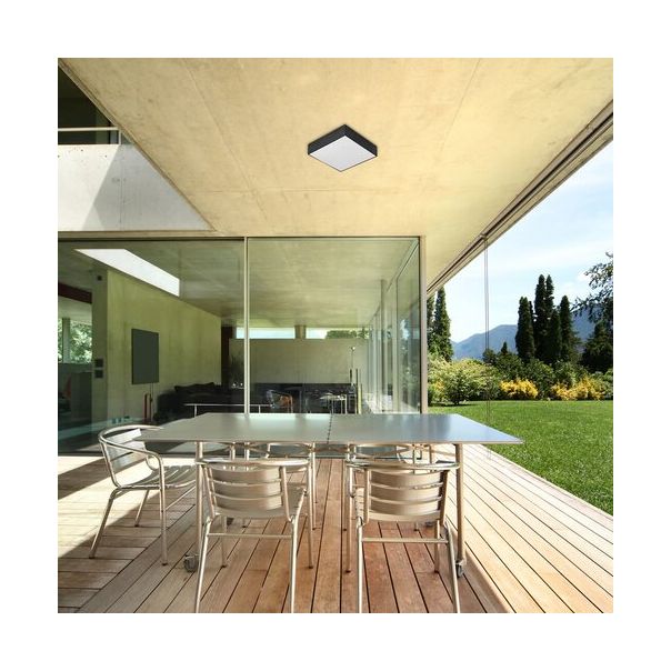 Rabalux Spoljna plafonska rasveta Tartu LED 18W mat crno (7899) - 7899