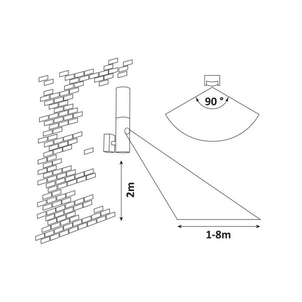 Rabalux Spoljna zidna rasveta Katowice GU10 1x MAX 7W antracit siva (7915) - 7915