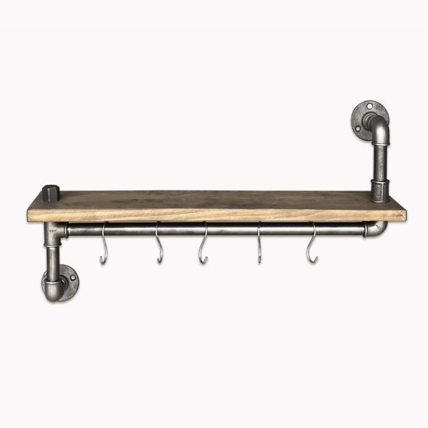 HANAH HOME Zidna polica Boruraf008, braon - 792EVL1699