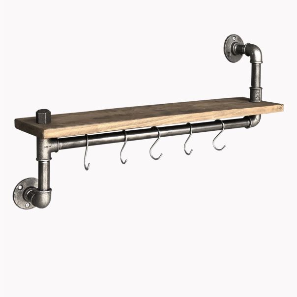 HANAH HOME Zidna polica Boruraf008, braon - 792EVL1699