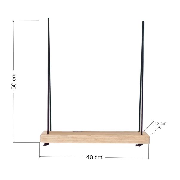 HANAH HOME Zidna polica Aa055, krem - 792EVL1768