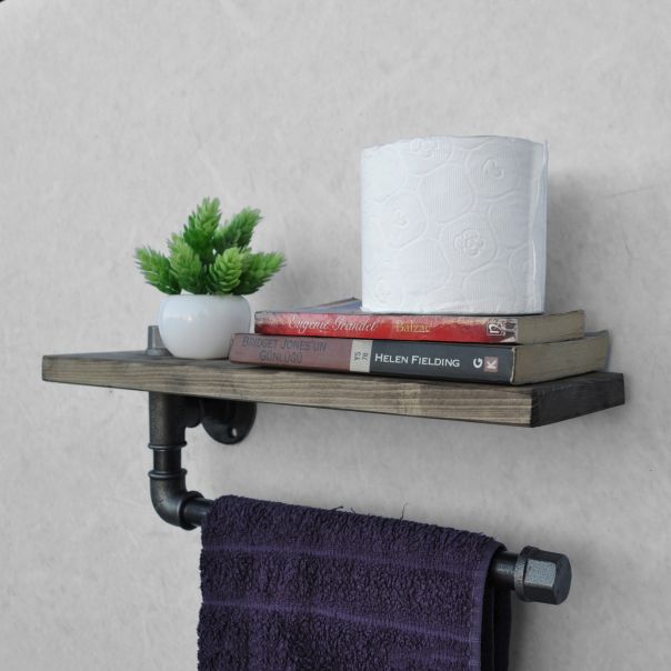 HANAH HOME Polica za kupatilo BoruRaf035, braon - 792EVL1807