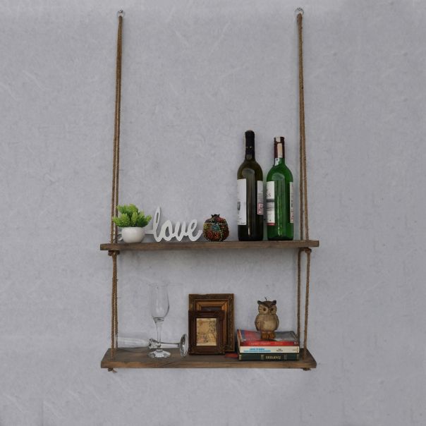 HANAH HOME Zidna polica Aa042 v2, braon - 792EVL1809