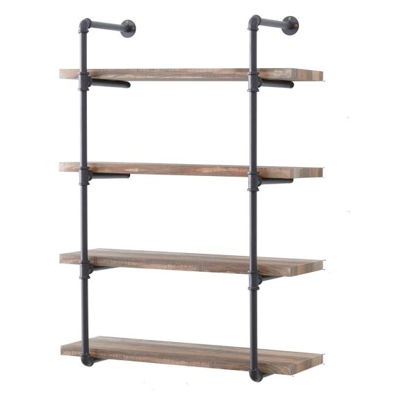 HANAH HOME Zidna polica Boruraf106, braon - 792EVL1820