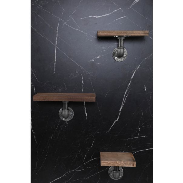 HANAH HOME Zidna polica Boruraf056, braon - 792EVL1830