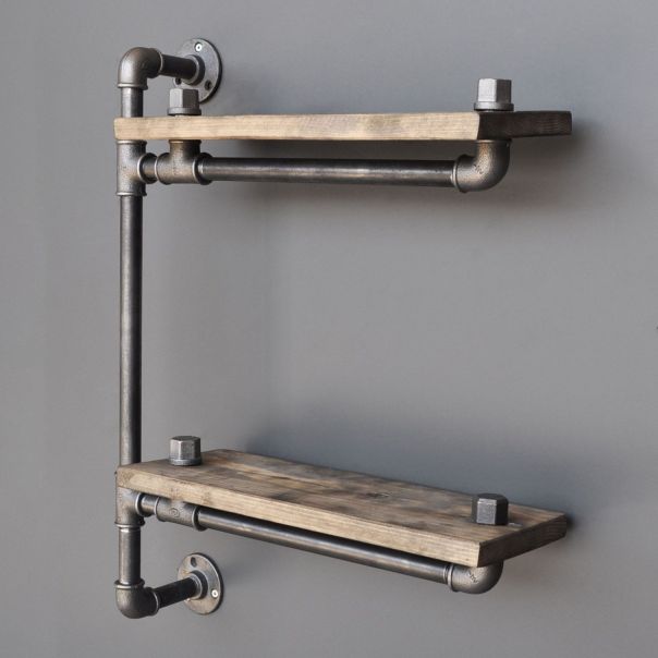 HANAH HOME Zidna polica Boruraf076, braon - 792EVL1837