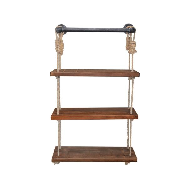 HANAH HOME Zidna polica Gar005, braon - 792EVL2667