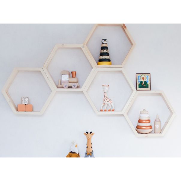 HANAH HOME Zidna polica Raf229, krem - 792EVL2691