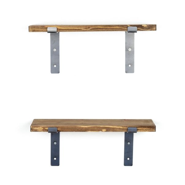 HANAH HOME Set zidnih polica 2/1 Lam005, braon - EP2799475