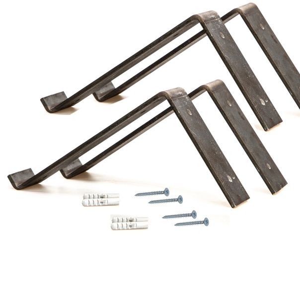 HANAH HOME Set zidnih polica 2/1 Lam005, braon - EP2799475