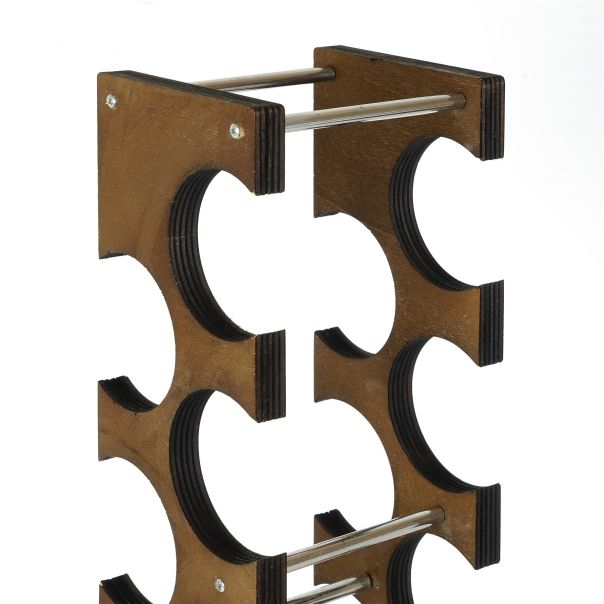 HANAH HOME Polica za vino Meh216, braon - 792EVL4306