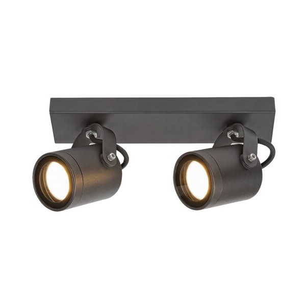 Rabalux Spoljna zidna rasveta Elva GU10 2x MAX 35W antracit siva (7930) - 7930