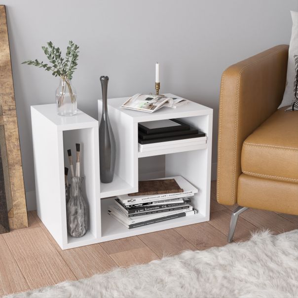 HANAH HOME Konzolni sto Abies, bela - 793ELG2803