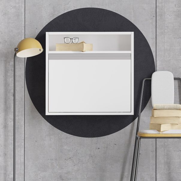 HANAH HOME Sklopivi radni sto Optimum, bela - EP2801731