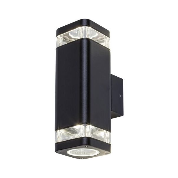 Rabalux Spoljna zidna rasveta Sintra GU10 2x MAX 25W mat crno (7956) - 7956