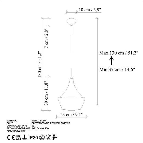 OPVIQ Luster Tom 3551 Retro - EP3005227