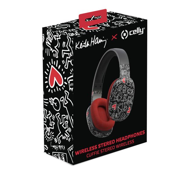 CELLY Bluetooth slušalice KEITH HARING - KHWHEADPHONE