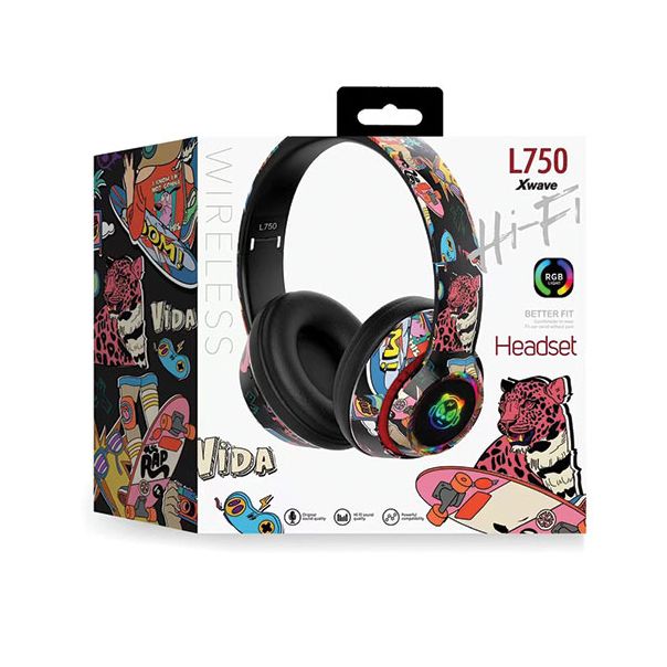 XWAVE Bluetooth slušalice L750, crna - EP2762198