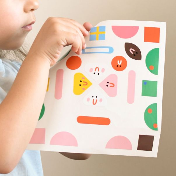 POPPIK Moje prve nalepnice: Grad - BABY004