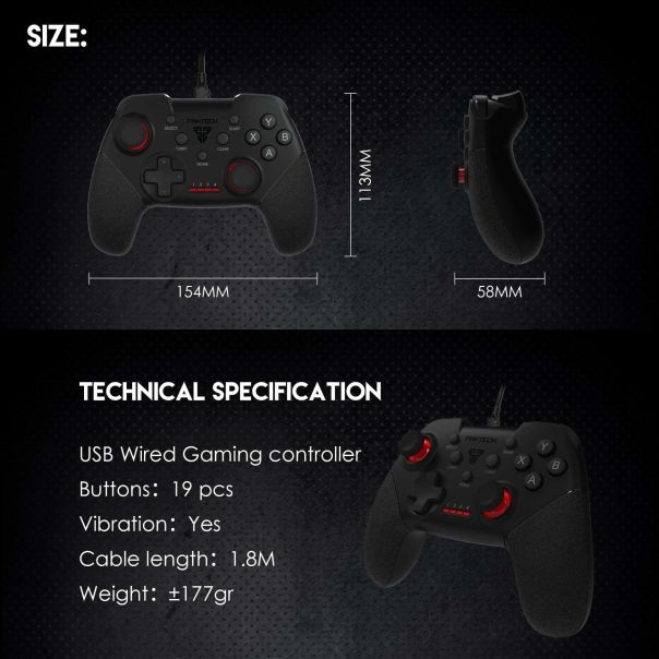 FANTECH Joypad GP13 SHOOTER II CRNI - FT97850