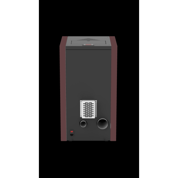 MARELI Kamin na pelet JADE 6 air (6kW) bordo - EP3020600